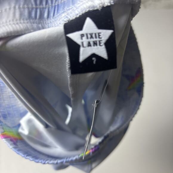 Pixie Lane Stars Summer Short Sleeve Top With Matching Shorts Sz 7 NWT - Picture 3 of 5